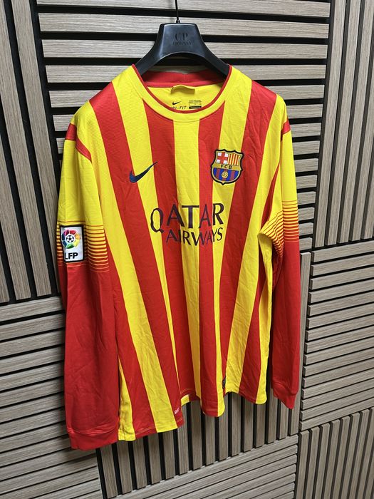 NIKE Barcelona Away Shirt - Барселона 2013-2014г - размер ХЛ / Оригинал