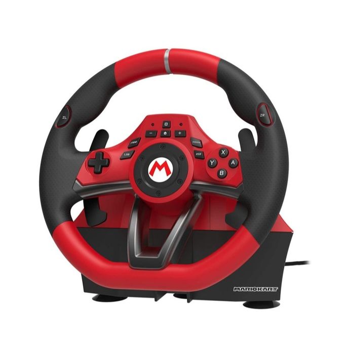 Волан с педали HORI - Pro Deluxe, Mario Kart + игра Mario Cart Deluxe -  Nintendo Switch