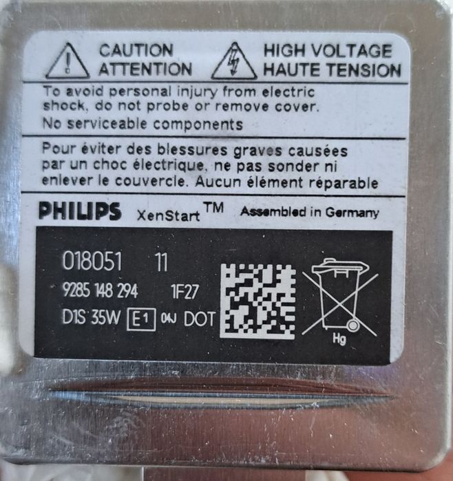 Xenon Philips XenStart D1S 12V 2buc