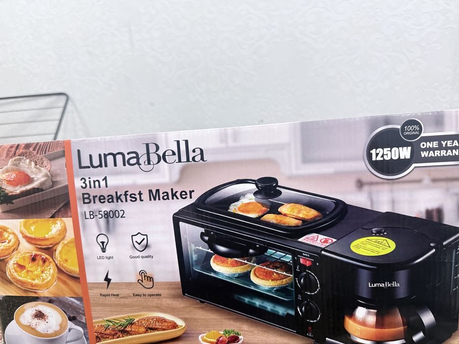 Новый печка и кофеварка 4 в 1