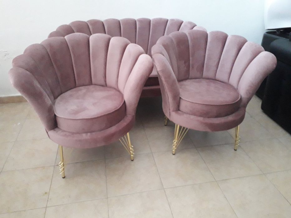 Промоционален посетителски комплект дивани тип „Мида“