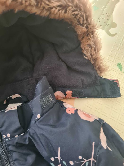 Salopeta Overall gros captusit de iarna cu gluga