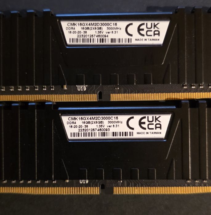 16GB RAM 3000MHz DDR4 Corsair LPX