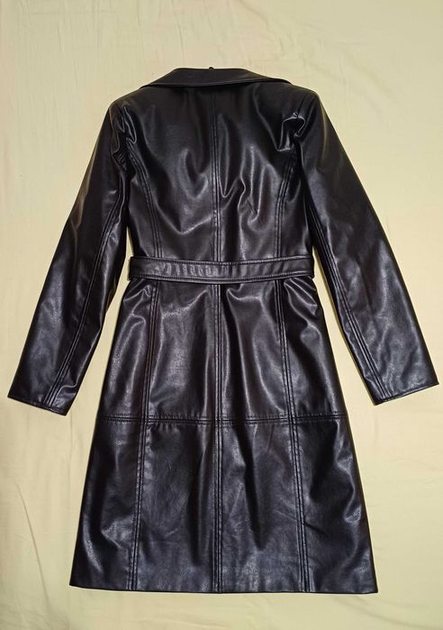 Нова цена. Дамско вталено яке. Преходно. Еко кожа. Размер М.