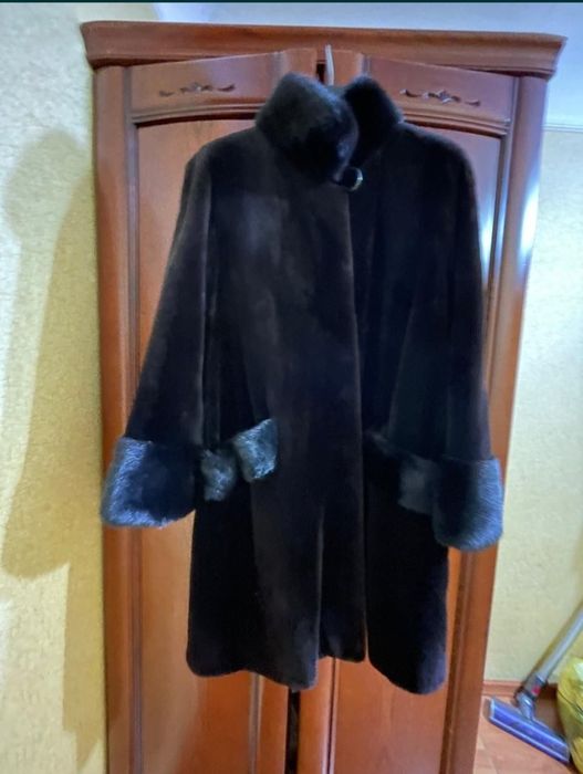 Цельная норковая шуба