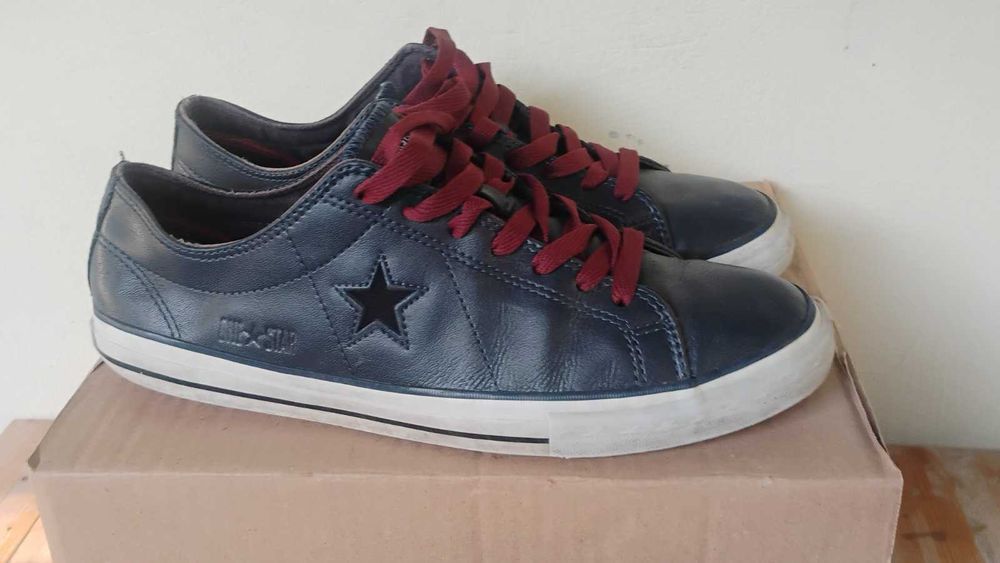 Мъжки кецове Converse One Star Естествена кожа