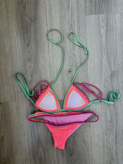 Lot 5 costume de baie+rochie plaja semitransparenta, XsS