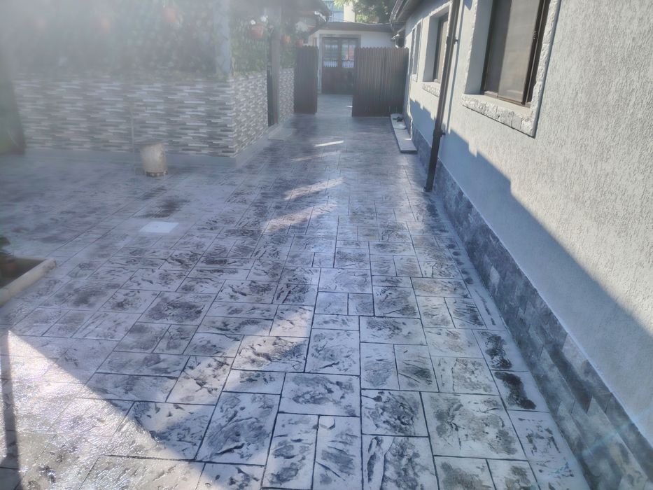 Beton amprentat și elicopterizat