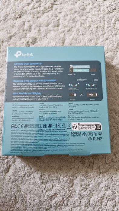 Adaptor Wireless TP-Link Archer T3U, AC1300, MU-MIMO