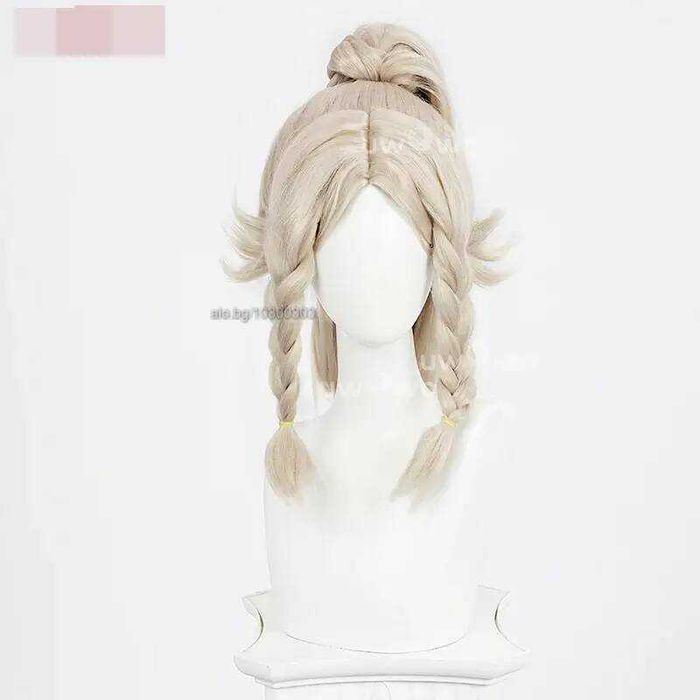 Аниме висококачествена перука Genshin Impact Kachina Cosplay