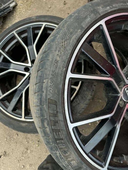 гуми с джанти audi q7 4m audi sq7 a8 285/35 zr22 michelin pilot sport