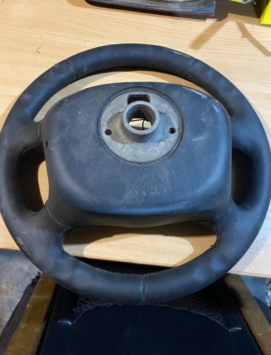 Руль на Ауди без подушки безопасности.