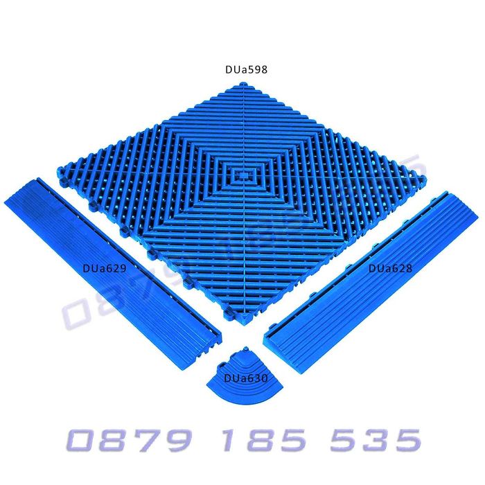 PVC модулна подова настилка гараж квадратна плочка