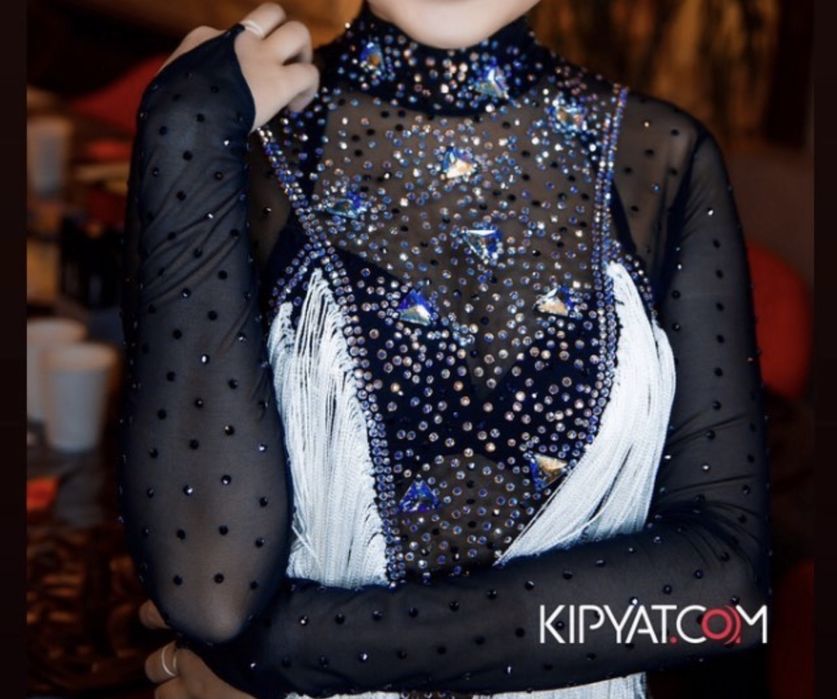 Платье латина (для бальных танцев)