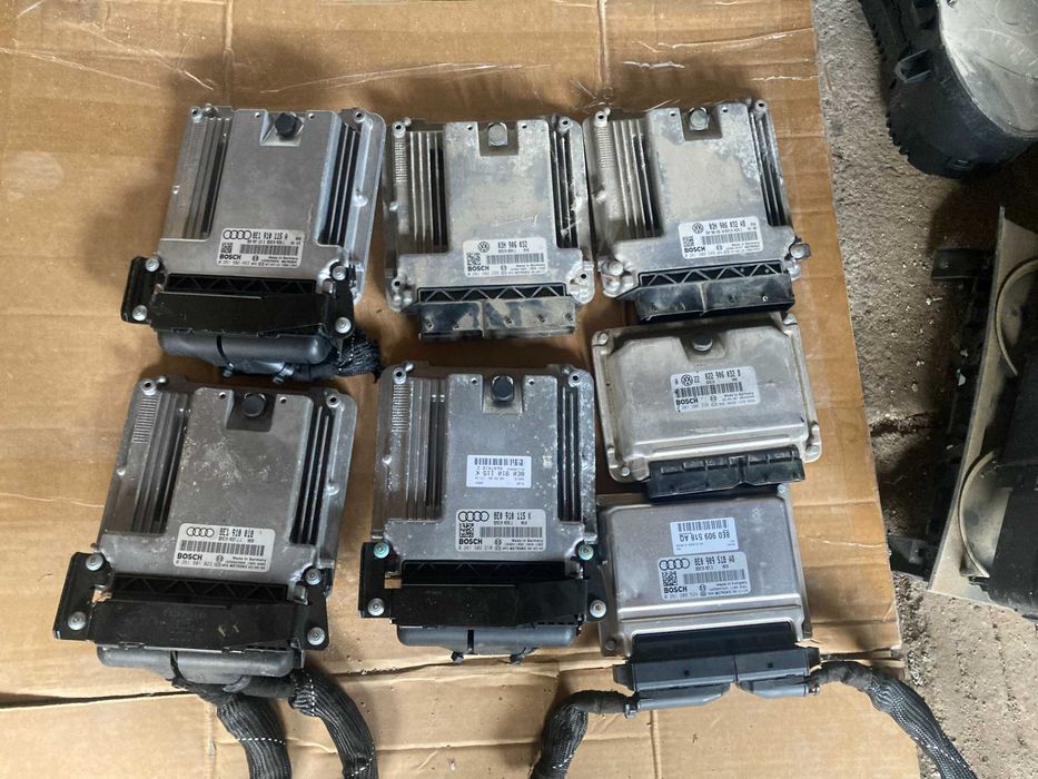 Компютър еку ecu електронен блок двигател Ауди А4 2.0тфси