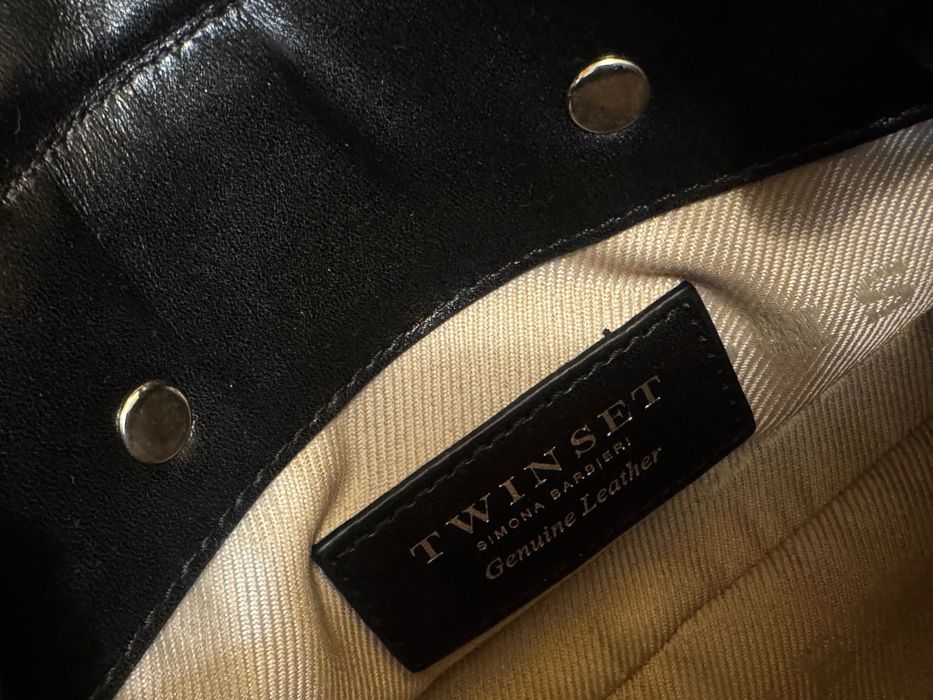 Twinset чанта - естсествена кожа