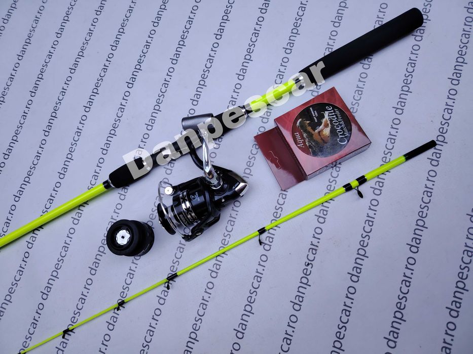 SET 4 Lansete ROBIN HAN BOLENTINO 1.80m+4 Mulinete X4000 si 4 role fir