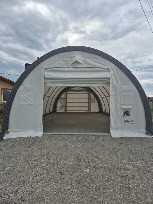 Cort depozitare semirotund, cort industrial