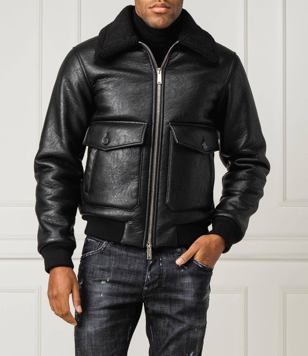 Dsquared2 leather jacket
