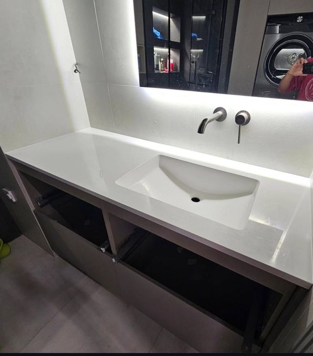 Столешницы из искусственного камня кварц акрил