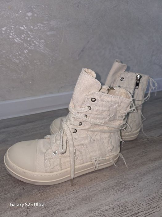Rick Owens Ramones white.