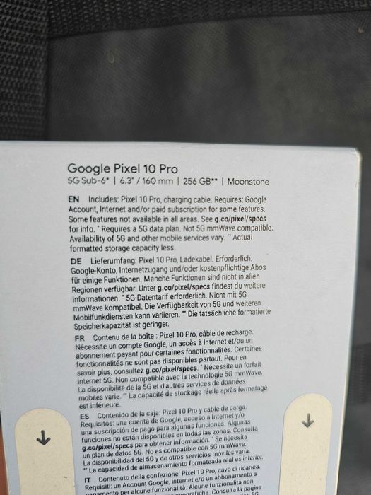 Google pixel 10PRO 256GB