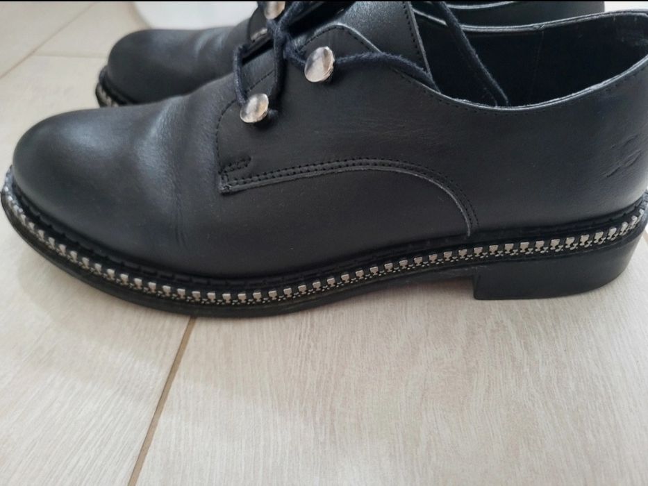 Pantofi piele Luca di Gioia