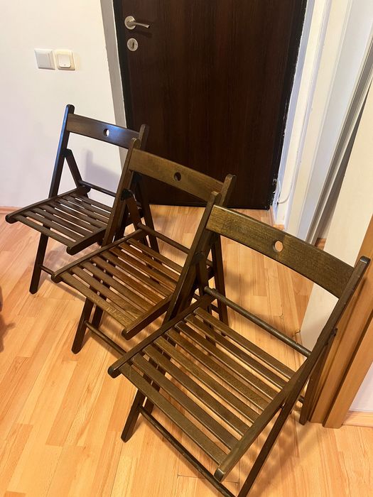 Set scaune în lemn de la Ikea