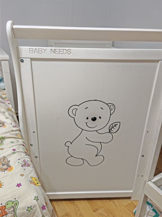 Pătuț babyneeds alb