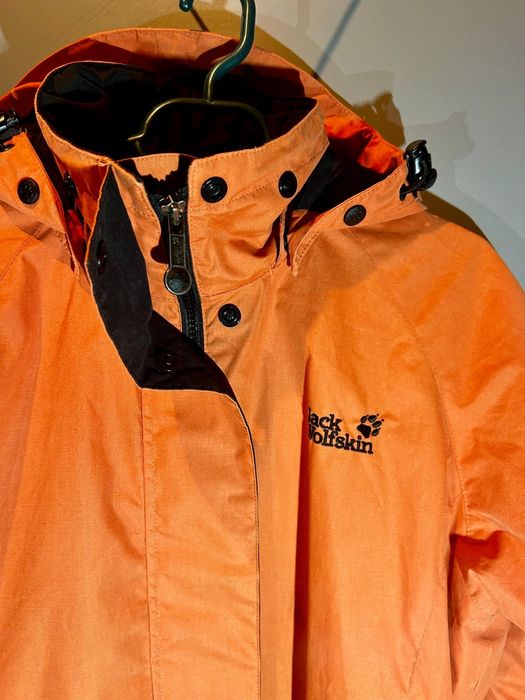 Geacă Impermeabilă Jack Wolfskin Texapore - Damă S (36/38) -Portocalie