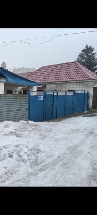 Железные ворота с калиткой