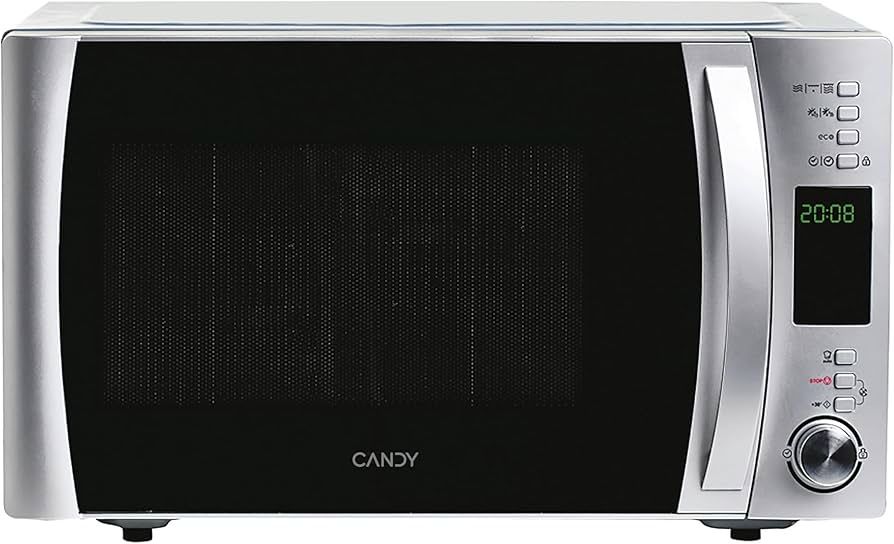 Cuptor cu microunde digital Candy 25L 900W + grătar argintiu