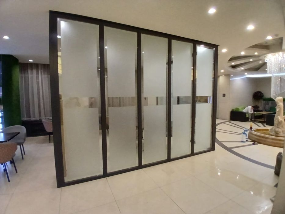 Тонировка окон перегородки