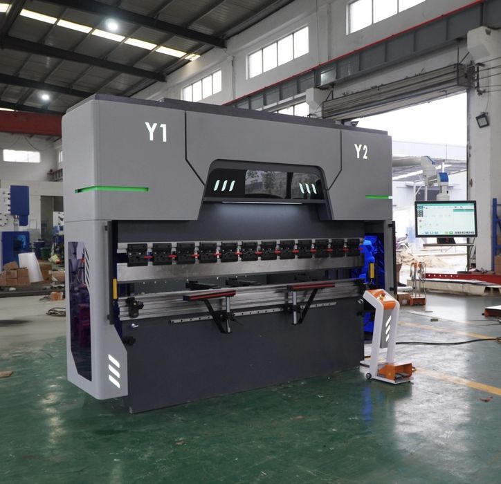 НОВА 2.5m/60t CNC хидравлична абкант преса с ET18 управление, 4+1 оси и лазерна защита