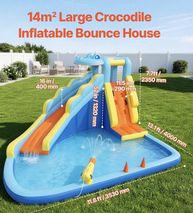 Topogan gonflabil de inchiriat