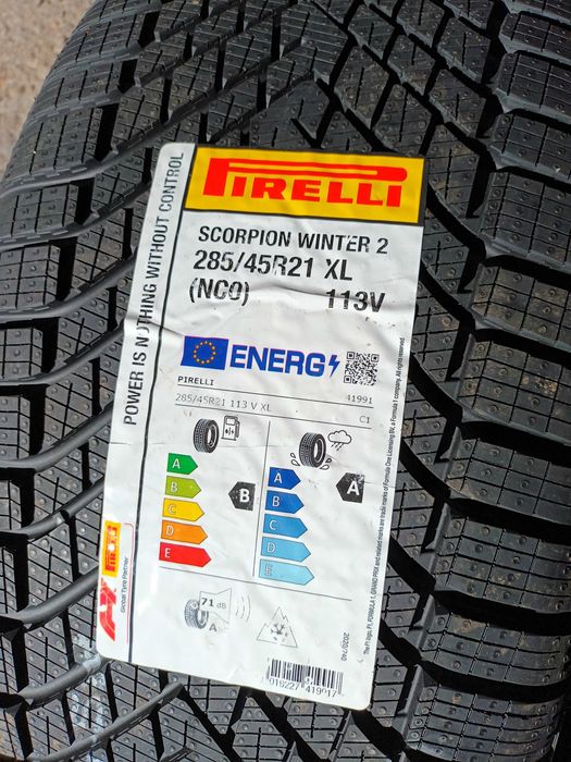 2 Нови зимни гуми 285/45 R21 Pirelli Scorpion Winter 2 NCO 113V M+S XL