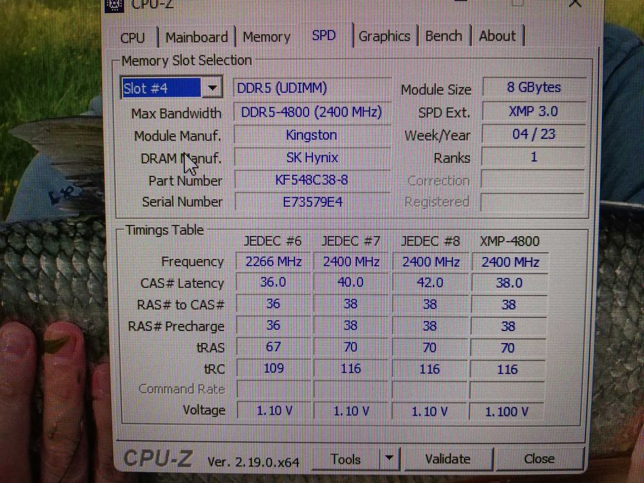 РАМ: Kingston Fury Beast 16gb (2x8gb) ddr5 4800 mhz