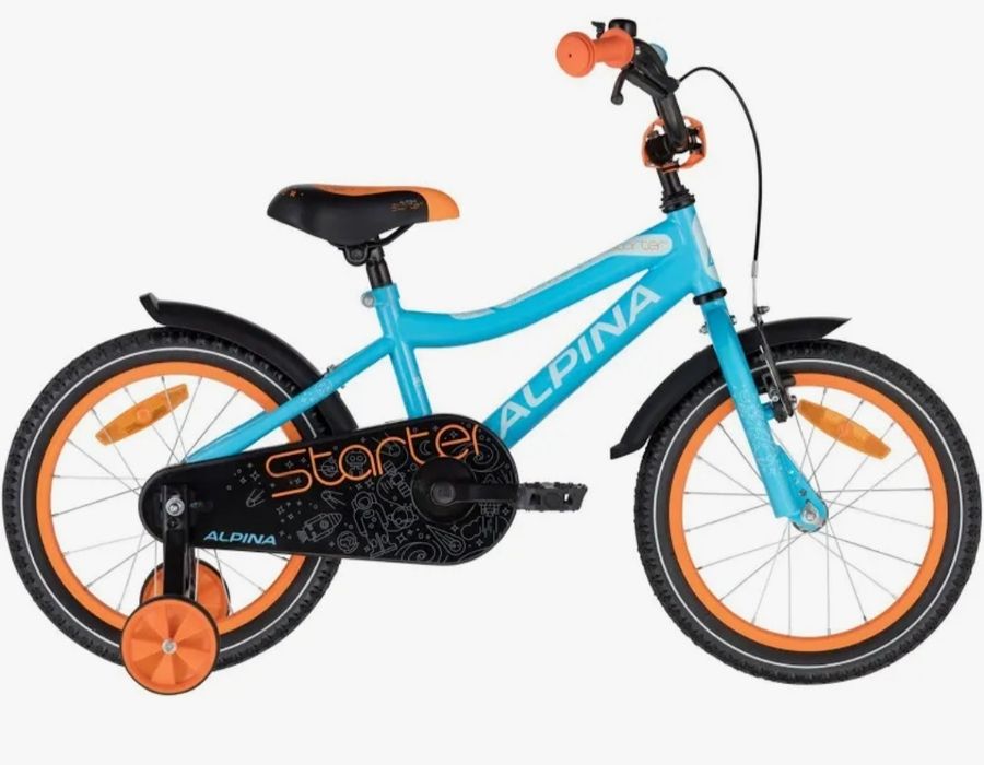 Bicicleta alpina starter 16 inch + casca
