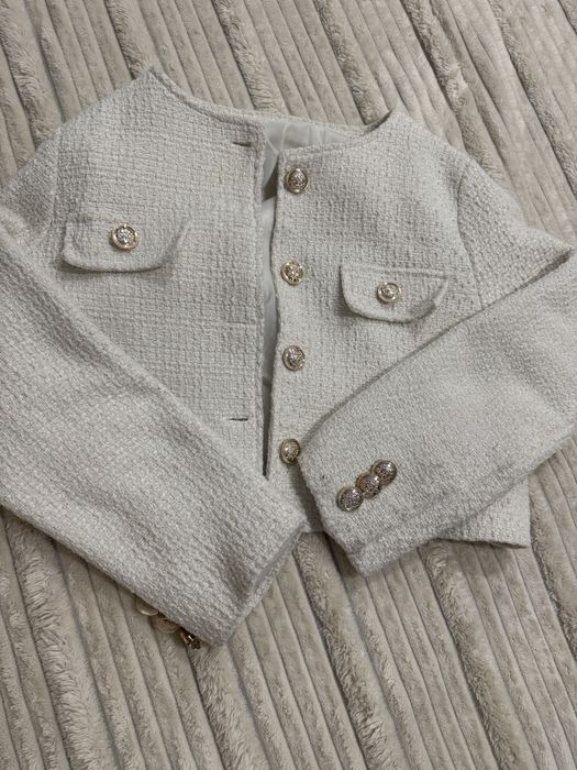 Укороченый пиджак размер xs/s