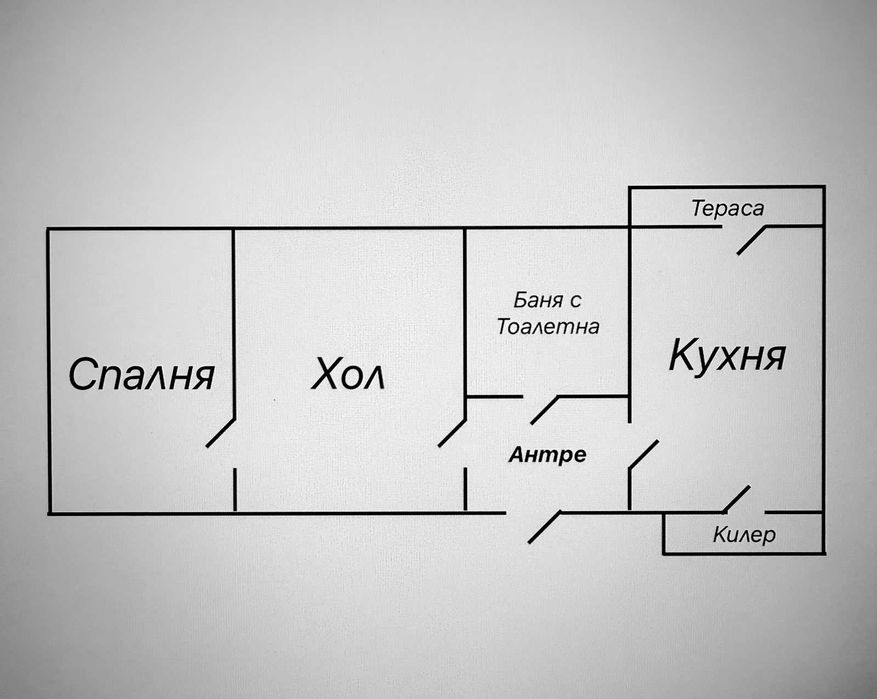 2-стаен апартамент, Идеален център