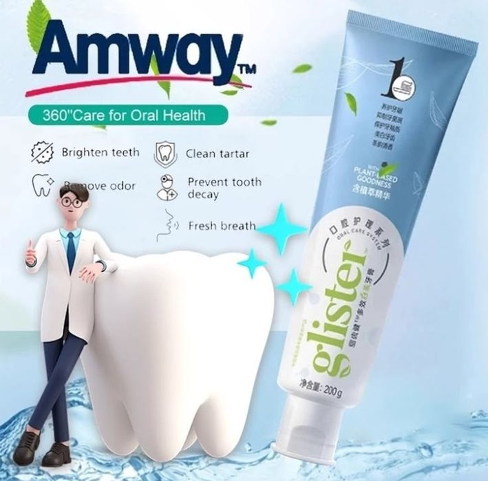 Glistr tish pastasi Amerika Amway