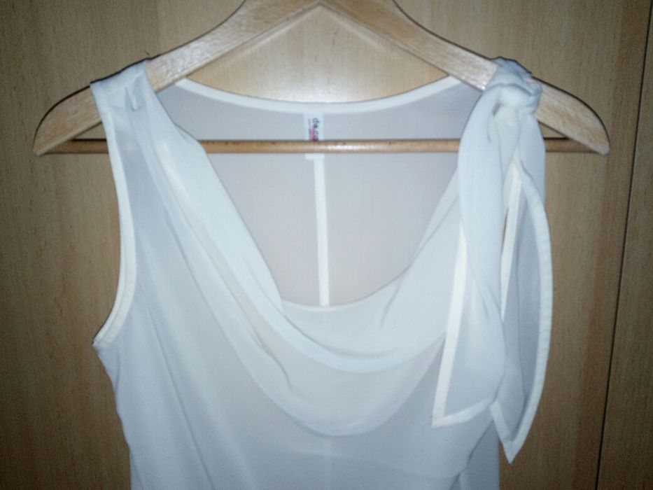 Bluză damā Esprit Bej transparentă /36