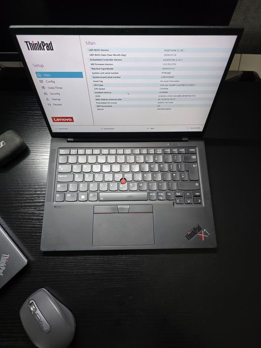 Ultrabook Lenovo X1 Carbon Gen 9, i5-1145G7, 16GB, 512GB, Touch screen, REF1