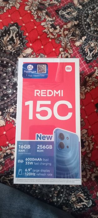 Redmi 15C. 8 gb  256gb rom