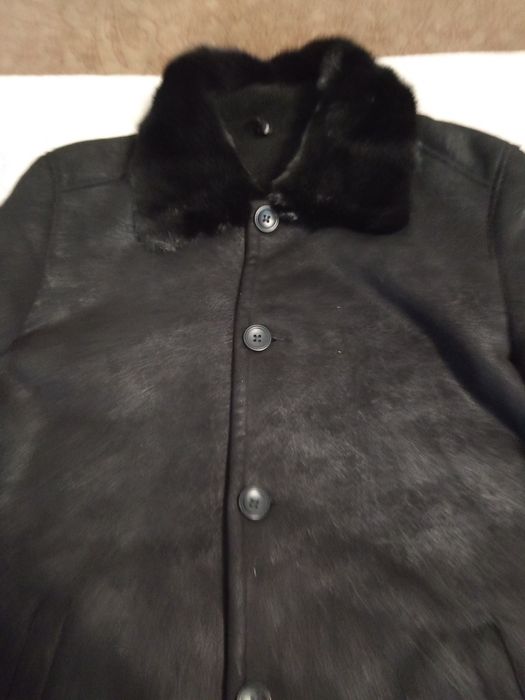 Дубленка Мужская черная