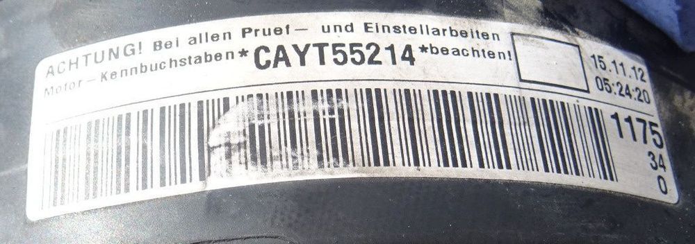 Motor Volkswagen Golf 6 1.6 TDI CAY din 2010 fara anexe