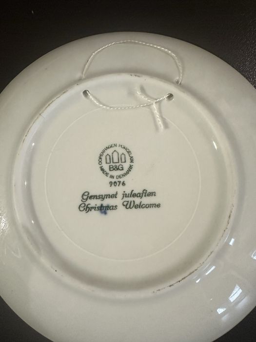 Датски порцеланови декоративни чинии за стена