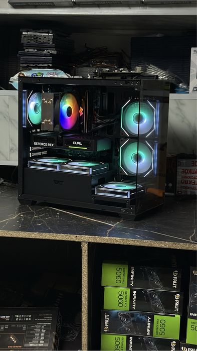 Мощный Игровой ПК на RYZEN 7500/RTX 5060/DDR5/SSD