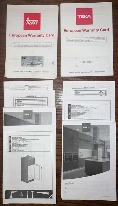 Холодильник и Морозильник встраиваемый
