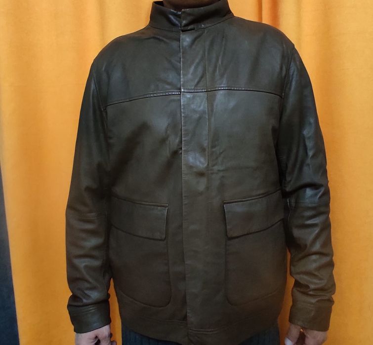 Кожаная куртка Massimo Dutti